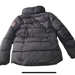 Super Triple Goose Vegan Black Puffer Jacket